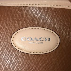 Coach leather tote bag